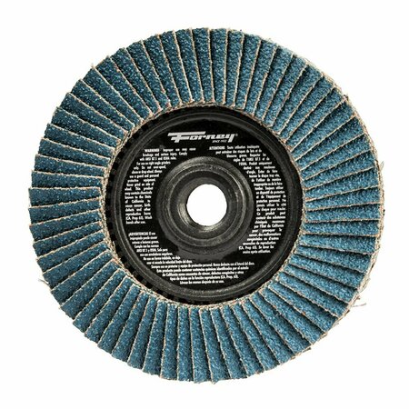 Forney Double Sided Flap Disc, 40/40 Grits, 4-1/2 in 71925